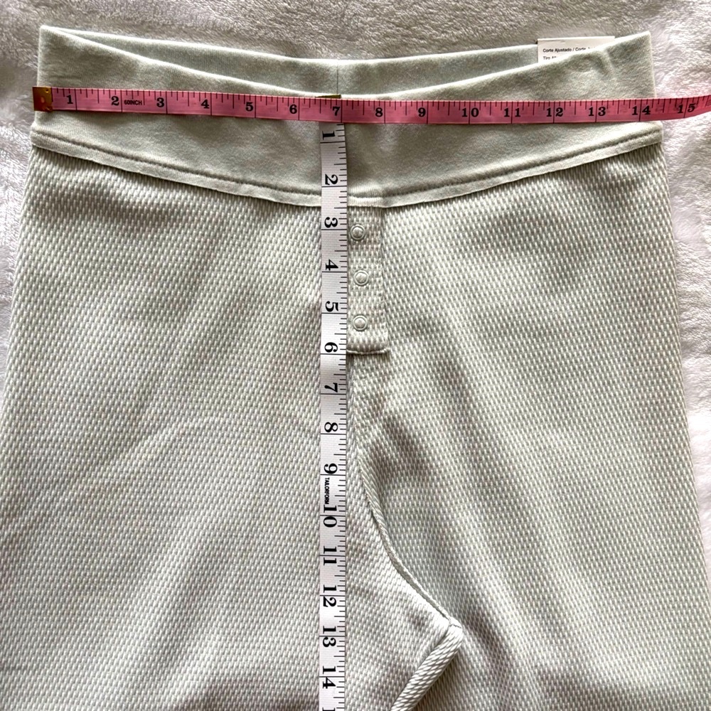 NIKE Slim Fit High Rise Full Length Light Sage Green Waffle Knit Jogger--NWT--L - Picture 15 of 16